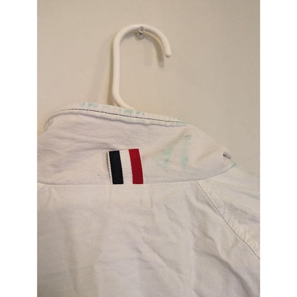 John Galt Women's Jacket White Full Zip Size M Vintage Collared. - Picture 3 of 7